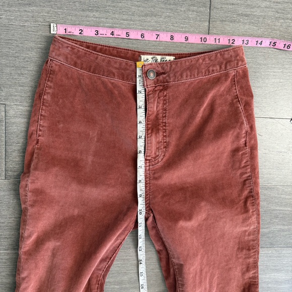 We The Free People Just Float On Corduroy Flare Jeans Pants 25 Bell Bottom 70s - Picture 12 of 16